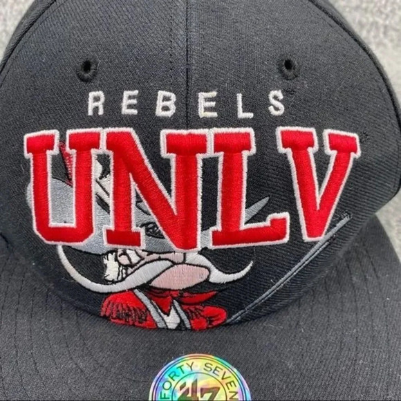 47 brand university of Nevada Las Vegas Rebels NCAA Baseball Cap Snapback Hat - Picture 4 of 15